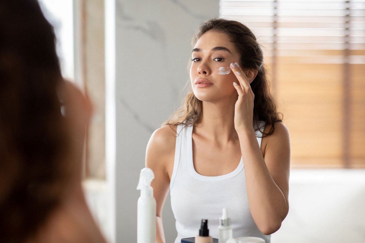 Woman face cream
